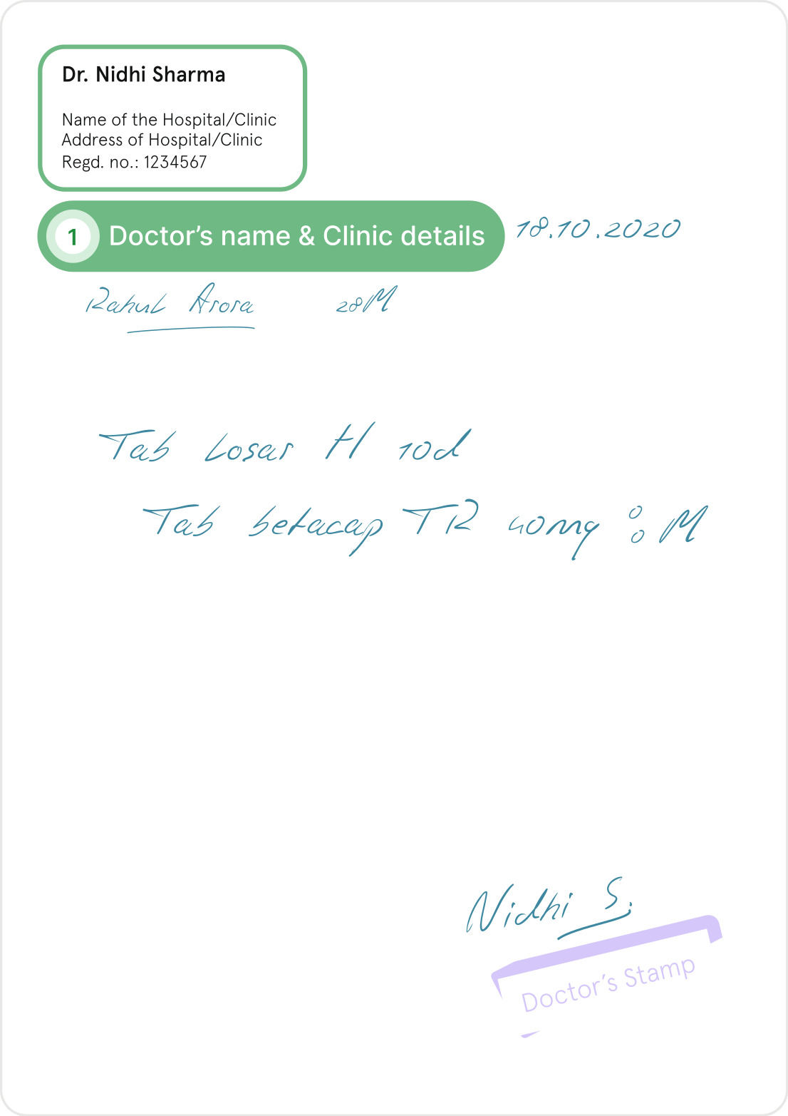 Sample Prescription